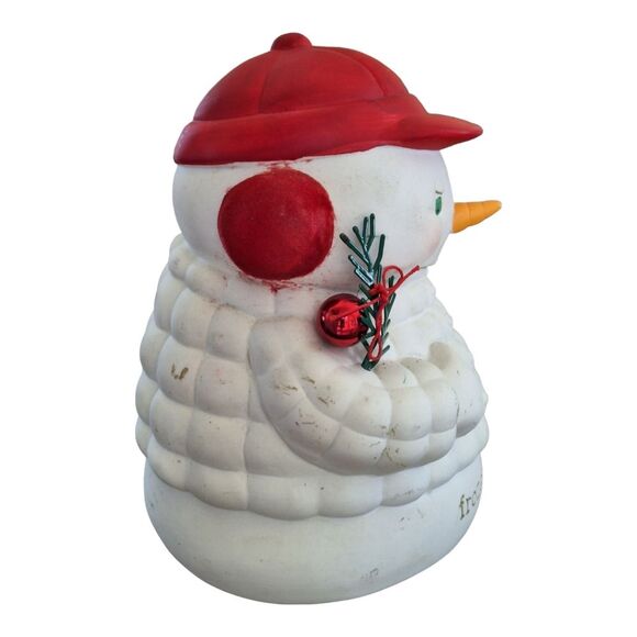 Dept 56 Bank Snowpinion Frozen Assets Porcelain Christmas Snowman Retired - Picture 4 of 13